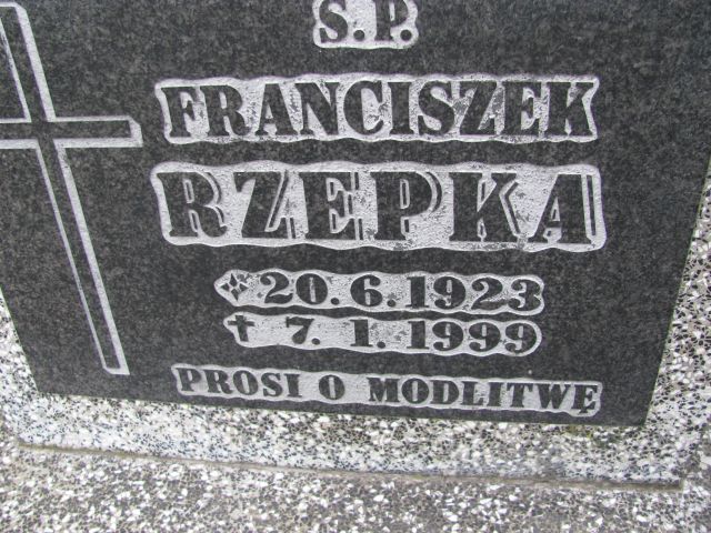 Franciszek Rzepka 1923 Korfantów - Grobonet - Wyszukiwarka osób pochowanych