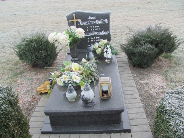 Grób Anna Drescher Pollak