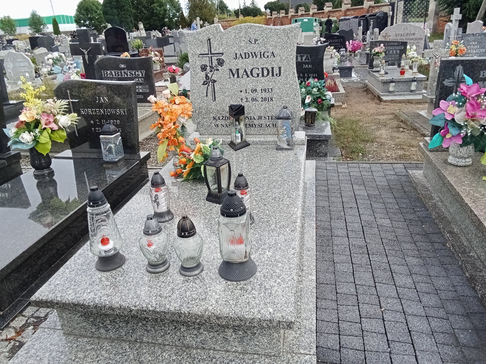 Grób Jadwiga Magdij