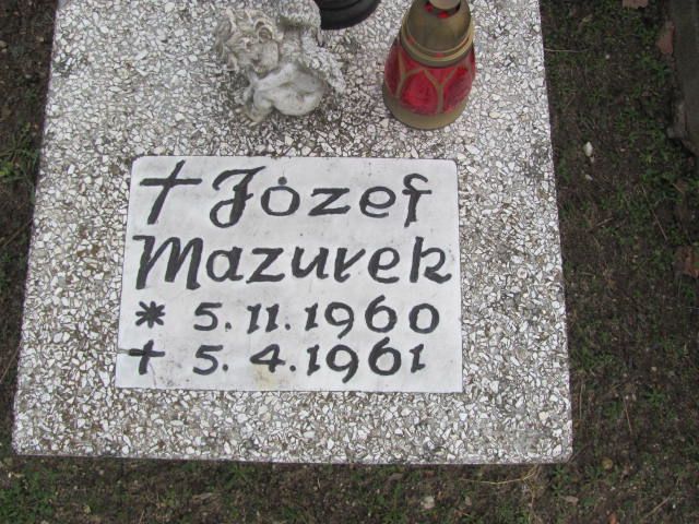 Józef Mazurek 1960 Korfantów - Grobonet - Wyszukiwarka osób pochowanych