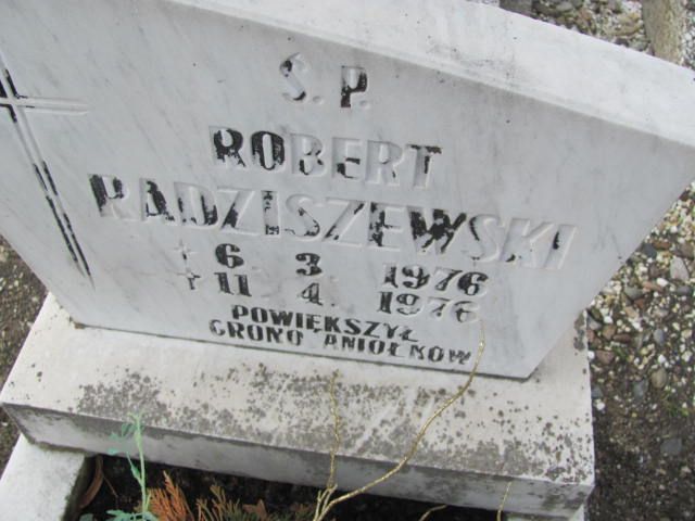 Robert Radziszewski 1976 Korfantów - Grobonet - Wyszukiwarka osób pochowanych