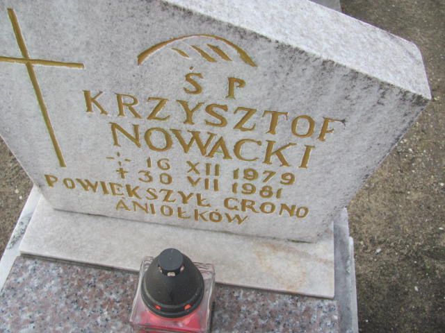 Krzysztof Nowacki 1979 Korfantów - Grobonet - Wyszukiwarka osób pochowanych