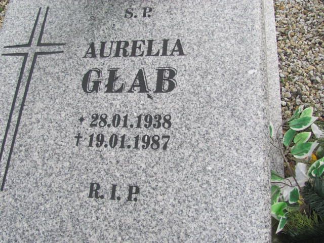 Aurelia Głąb 1938 Korfantów - Grobonet - Wyszukiwarka osób pochowanych