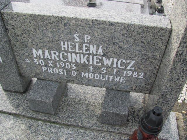 Helena Marcinkiewicz 1903 Korfantów - Grobonet - Wyszukiwarka osób pochowanych