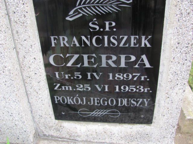 Franciszek Czerpa 1897 Korfantów - Grobonet - Wyszukiwarka osób pochowanych