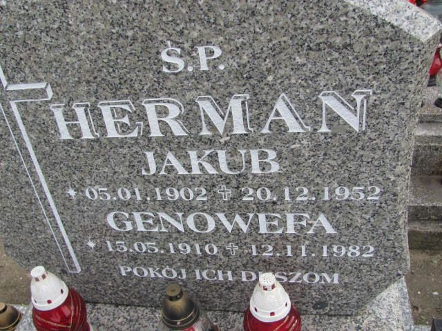 Jakub Herman 1902 Korfantów - Grobonet - Wyszukiwarka osób pochowanych
