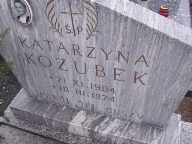 Katarzyna Kozubek 1904 Korfantów - Grobonet - Wyszukiwarka osób pochowanych