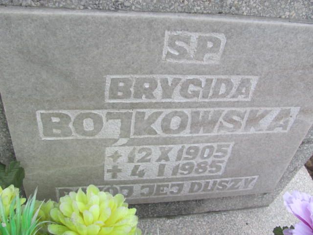 Brygida Bojkowska 1905 Korfantów - Grobonet - Wyszukiwarka osób pochowanych