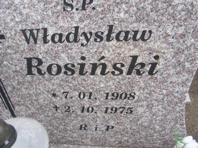 Władysław Rosiński 1908 Korfantów - Grobonet - Wyszukiwarka osób pochowanych