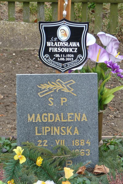 Grób Magdalena Lipińska